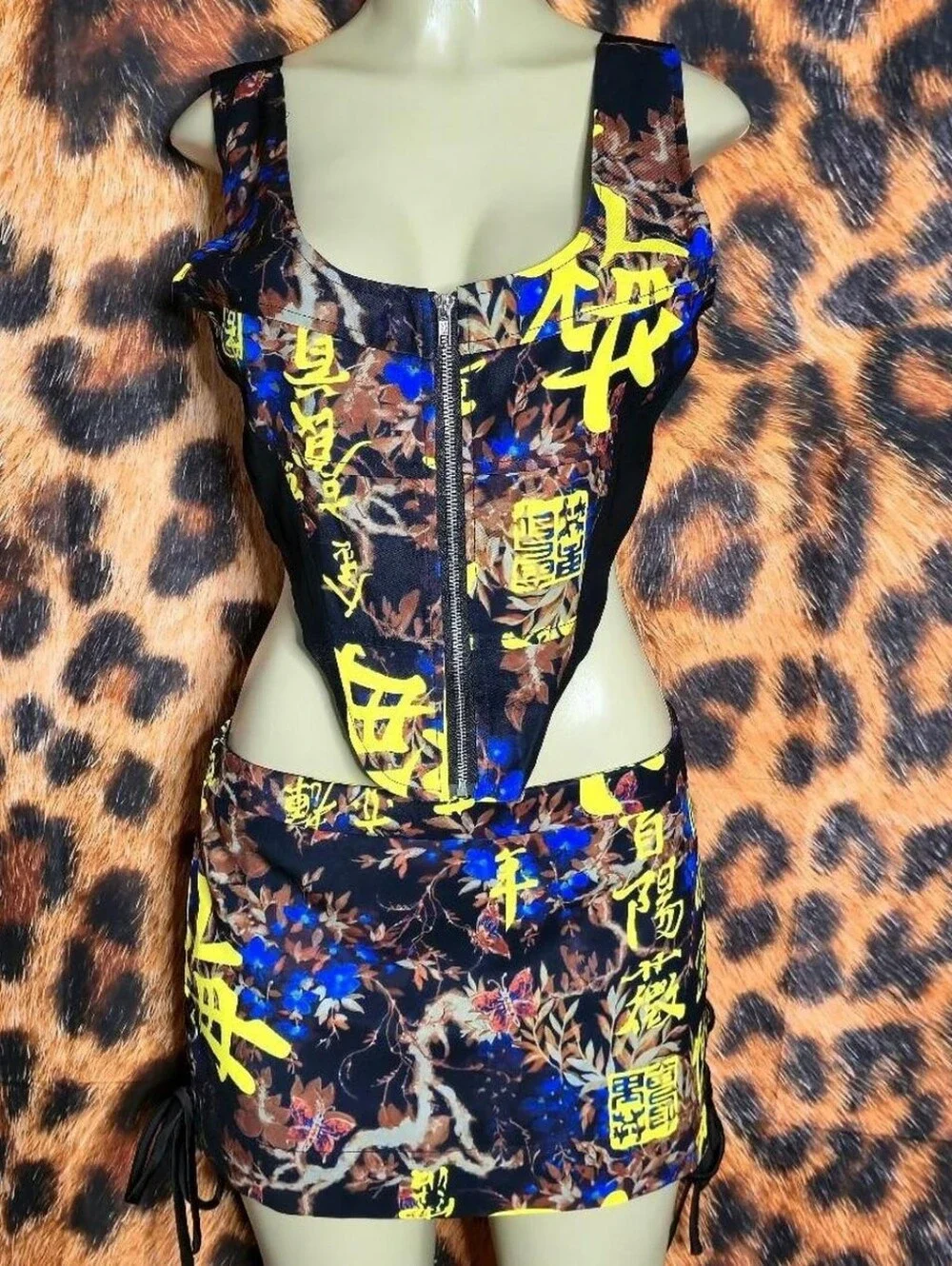 Dolls Kill/Fashion Nova Top/Skirt Set Bundle (Size L)